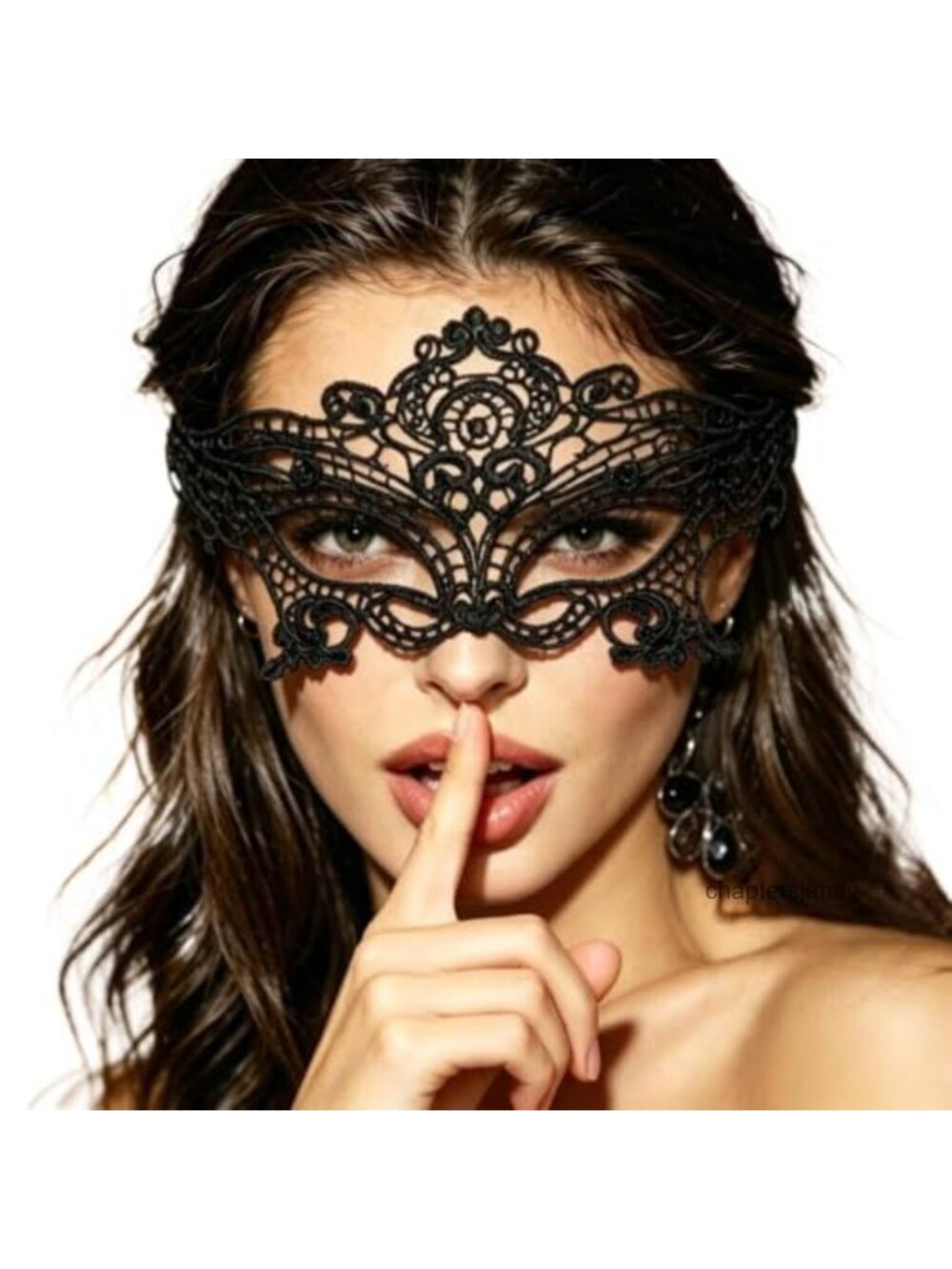 Lace Half Face Mask Sexy Masquerade Party Costume Accessory for Women
